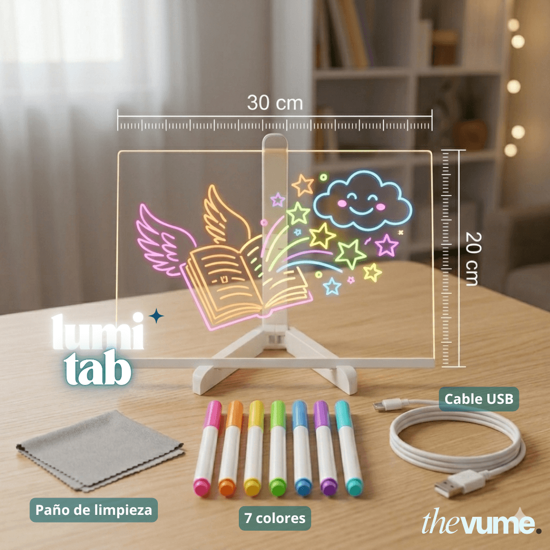 LumiTab - Pizarra LED +7 Colores