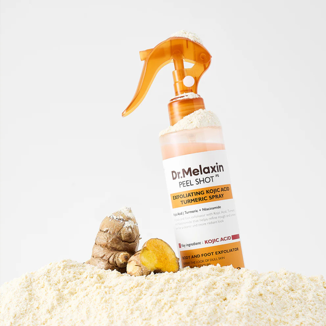 Dr. Melaxin - Spray Exfoliante Corporal Ácido Kójico + Cúrcuma 200ml