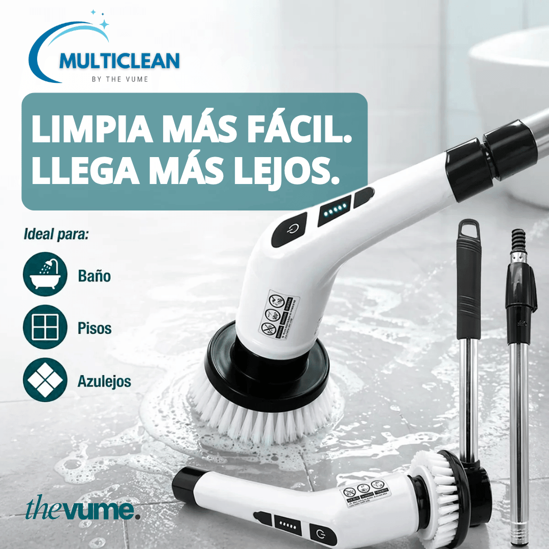 Multiclean - Cepillo de limpieza 9 en 1