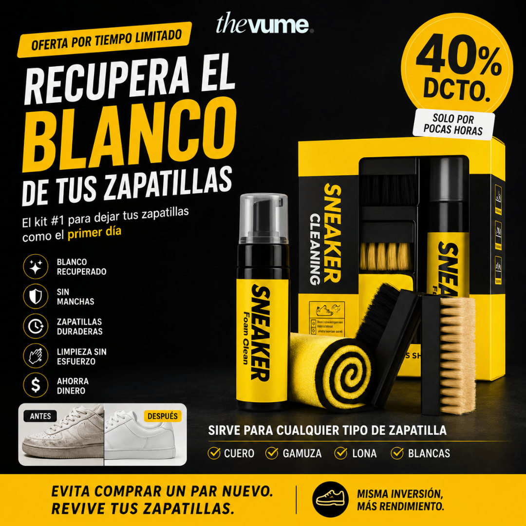 WhiteBack - Recupera el blanco de tus zapatillas