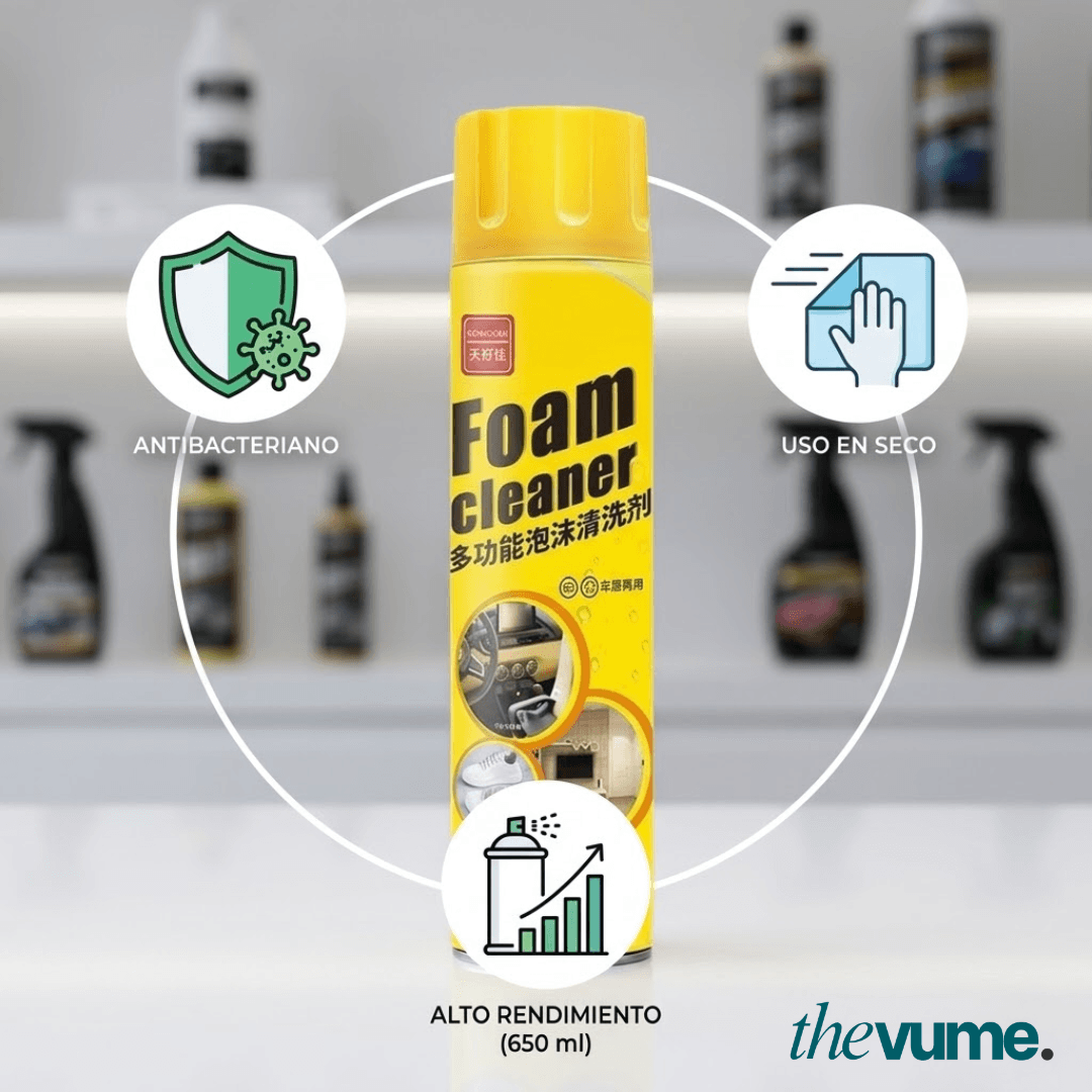 Foam Cleaner - Limpiador Espuma Multiusos