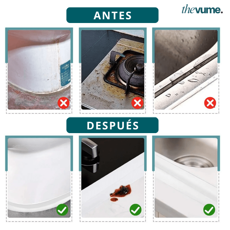 Cinta de Sellado Impermeable para Baño y Cocina