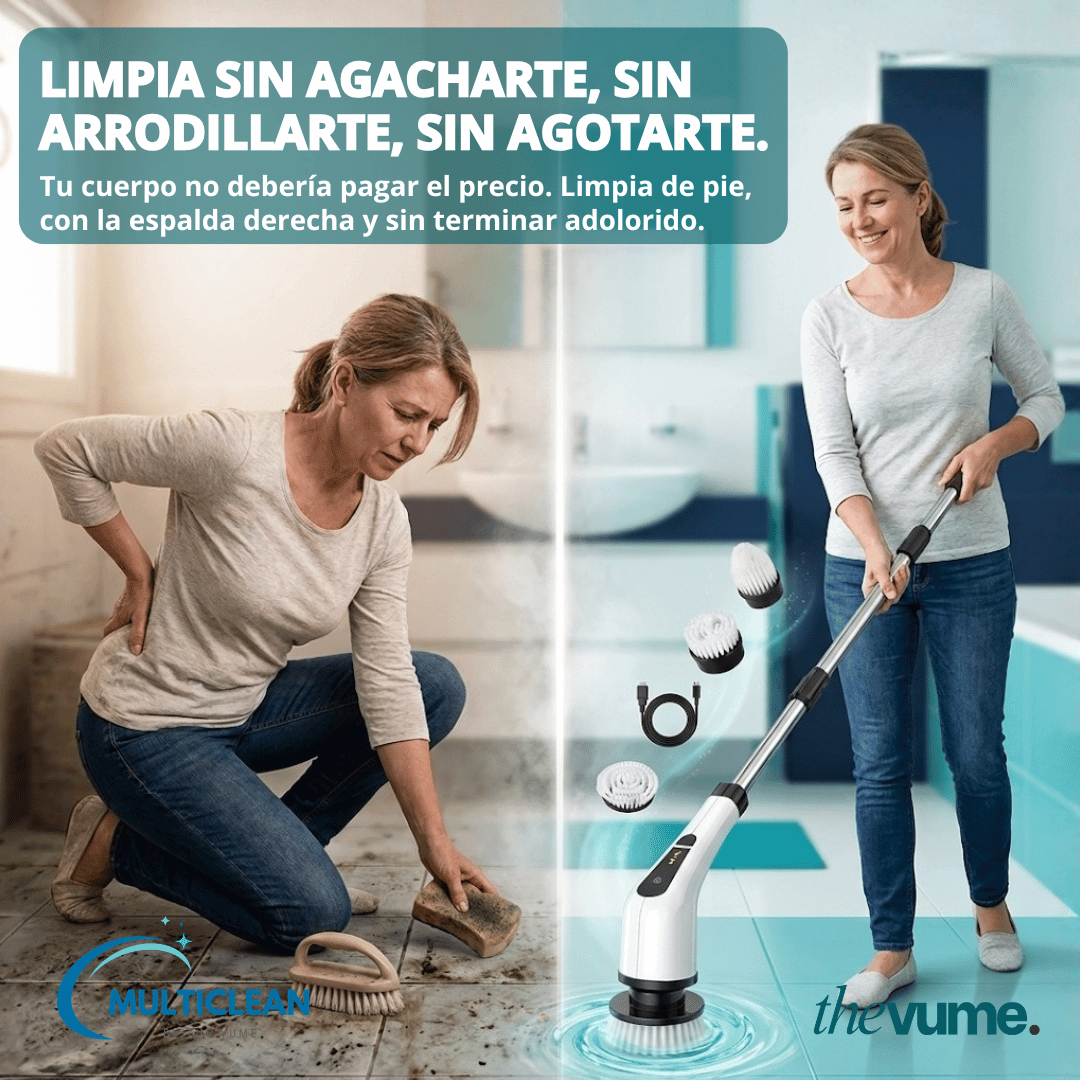 Multiclean - Cepillo de limpieza 9 en 1