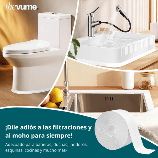 Cinta de Sellado Impermeable para Baño y Cocina