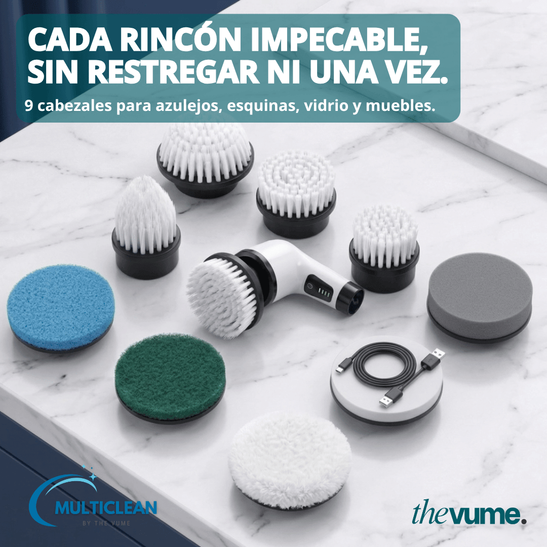 Multiclean - Cepillo de limpieza 9 en 1