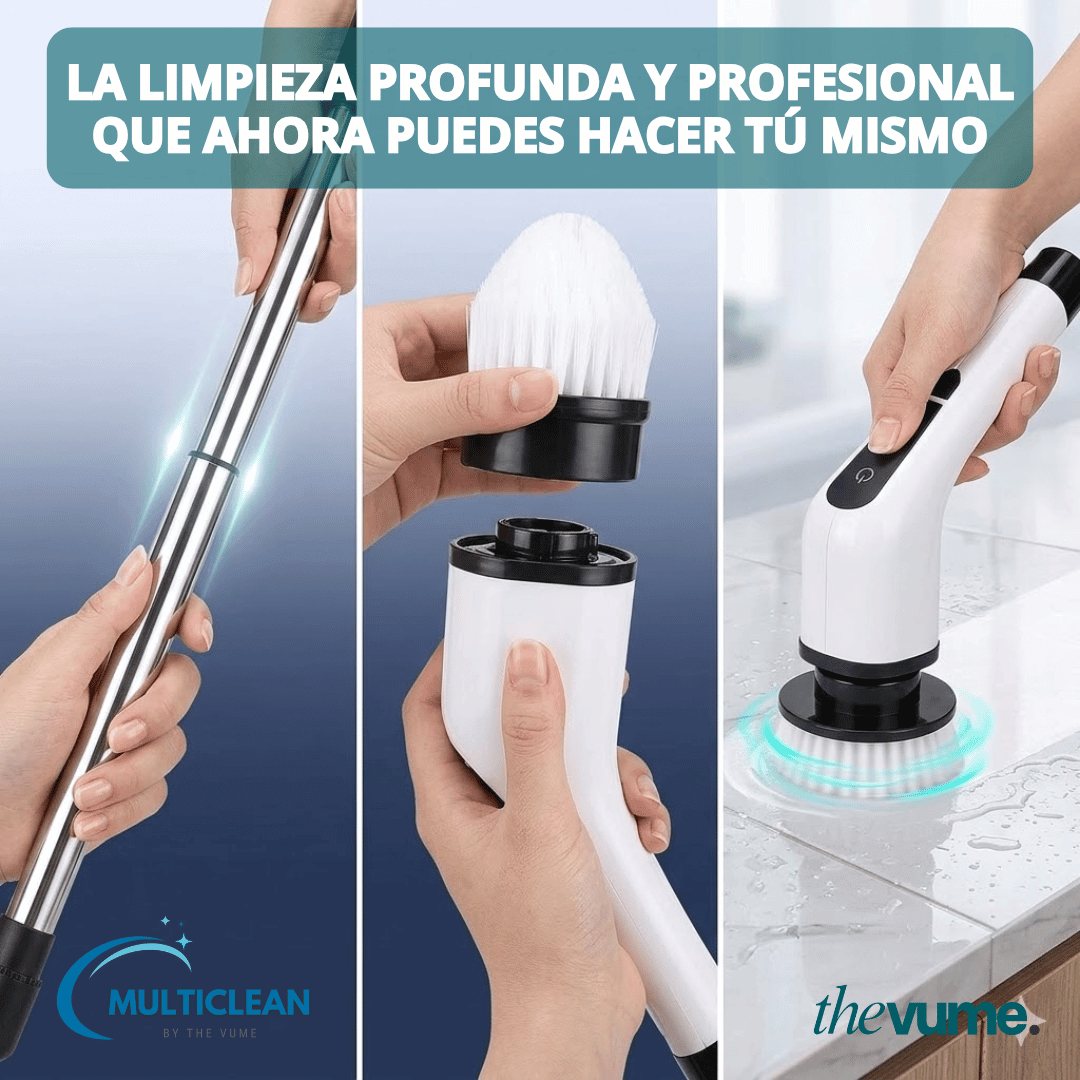 Multiclean - Cepillo de limpieza 9 en 1