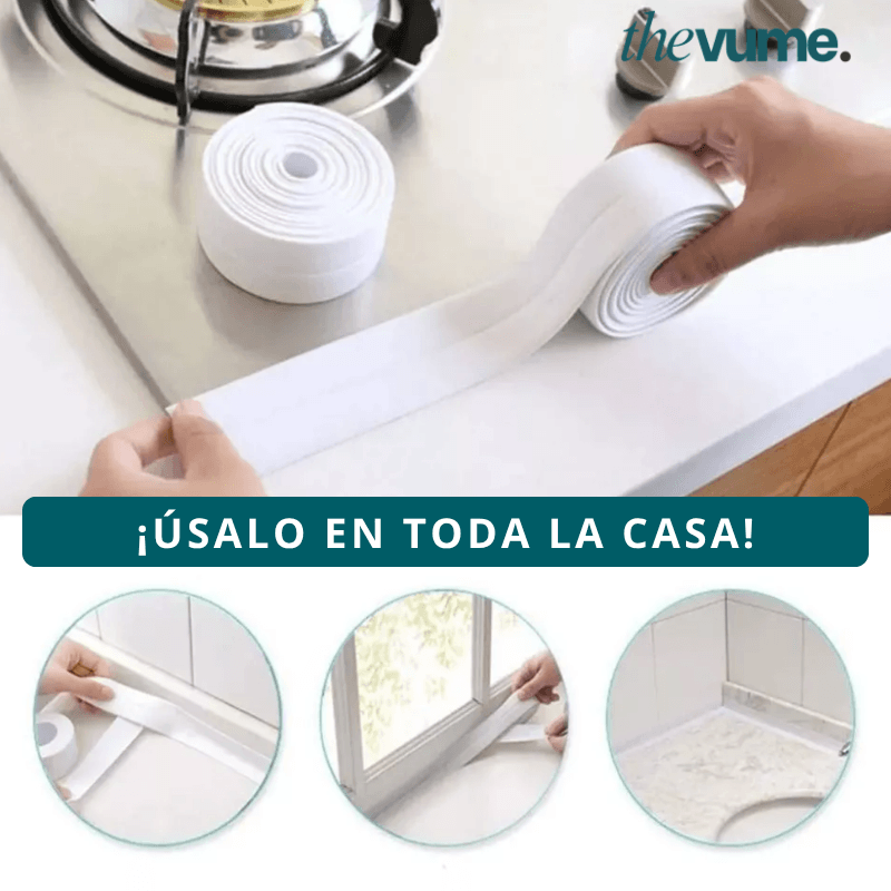 Cinta de Sellado Impermeable para Baño y Cocina