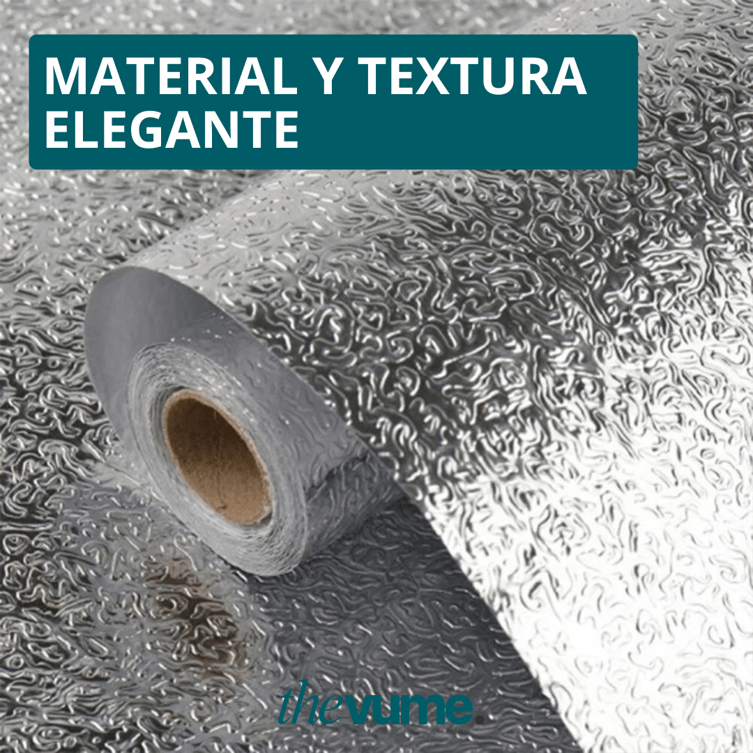 SilverClean - Aluminio Autoadhesivo de Cocina