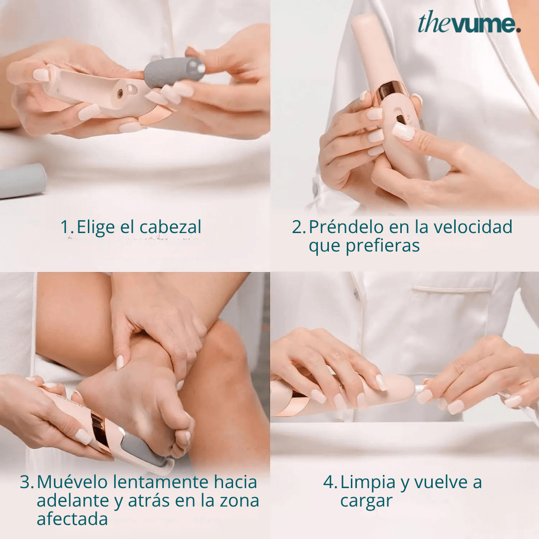 Pies suaves en minutos, desde tu casa: Lima Eléctrica Recargable ✨