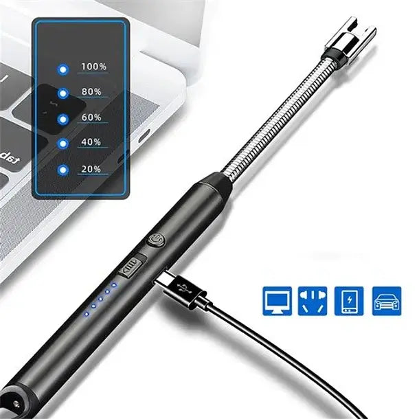 Encendedor Eléctrico 360 Pro 2x1 - Nunca más te quedas sin fuego