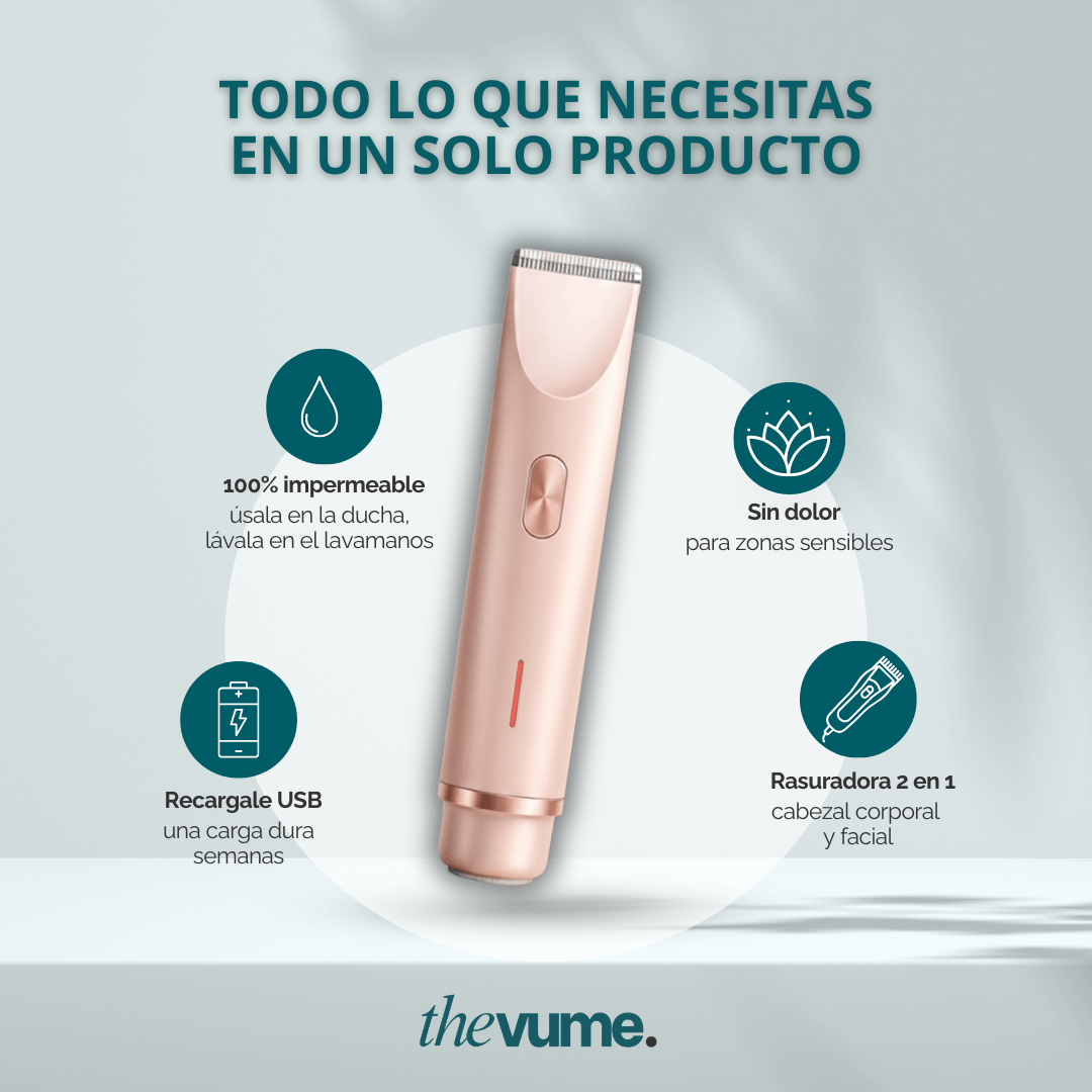 Velvet Trim - Piel lisa sin irritaciones.