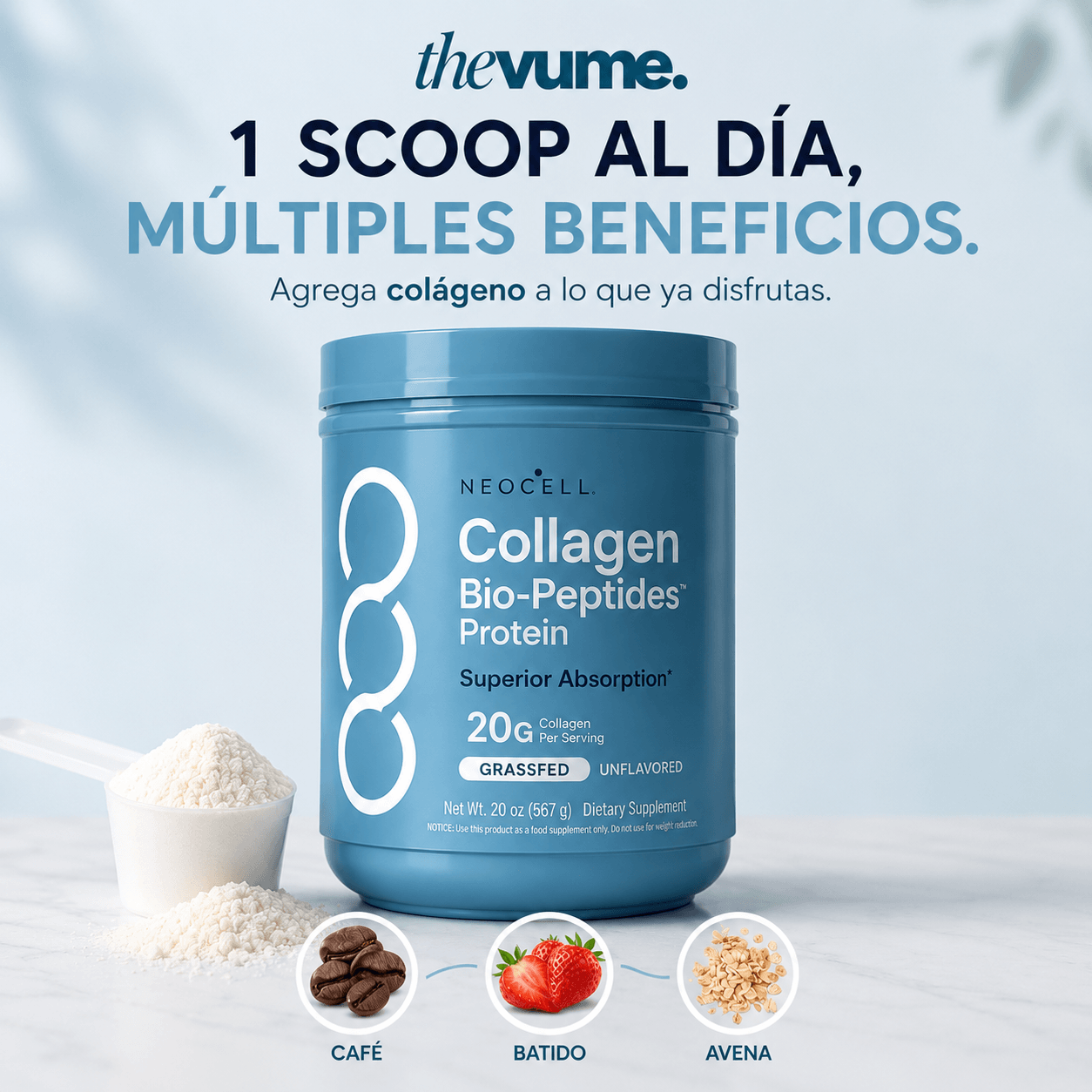 NeoCell® Colágeno - Fortalece piel, uñas y articulaciones