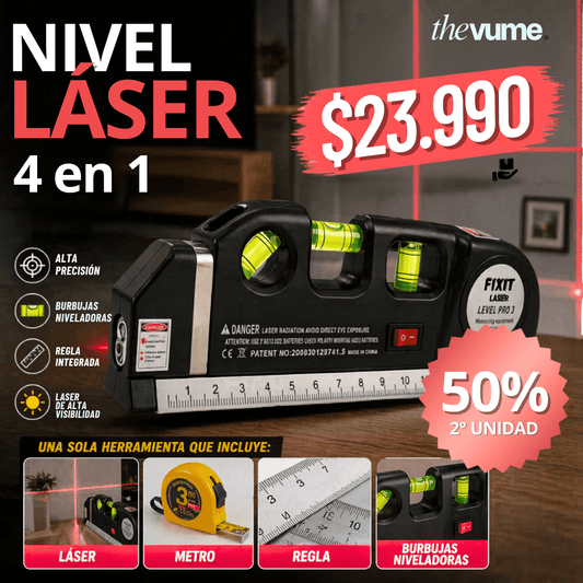 NivelX - Nivel Láser 4 en 1